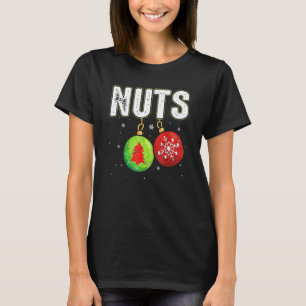 Kastnoten voor kerstkerstfeestjes Koesnoten T-shirt