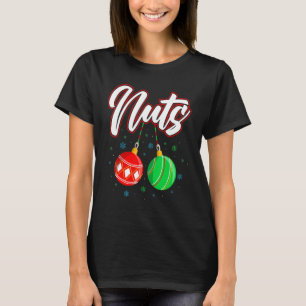 Kastnoten voor kerstkerstfeestjes Koesnoten T-shirt