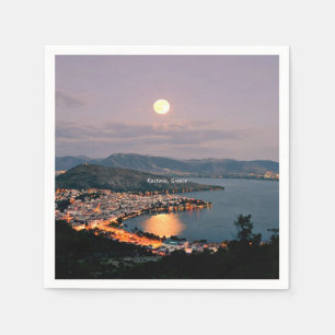 Kastoria, landschapsfoto servet