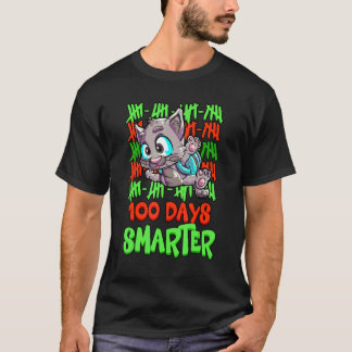Kat 100 dagen school 100 dagen slimmer t-shirt