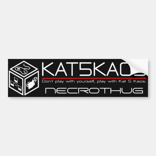 Kat 5 Kaos Bumpersticker (Voorkant)