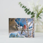 Kat 600 vogel briefkaart (Staand voorkant)