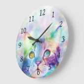 kat 663 meerkleurige kat grote klok (Hoek)