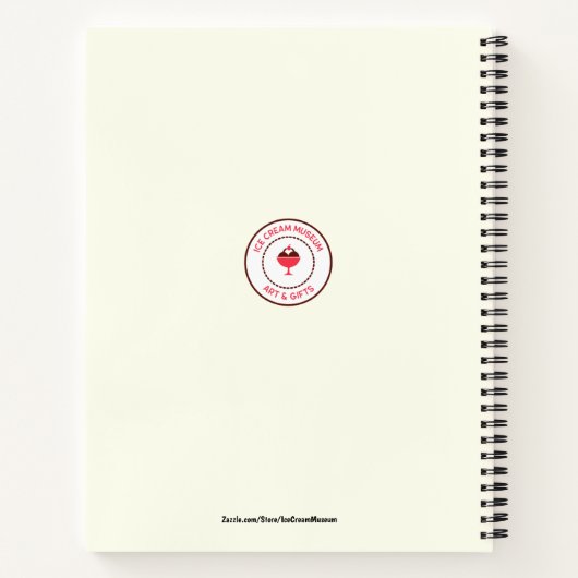  Kat - Aangepaste Currier & Ives Victoriaans Notitieboek (Achterkant)