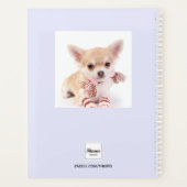 Kat aangepaste foto lavendel 2026 planner (Achterkant)