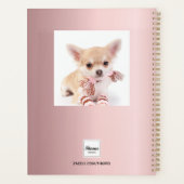 Kat aangepaste foto roze planner (Achterkant)