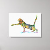 Kat Abstract Canvas Afdruk (Voorkant)