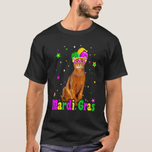 Kat Abyssinian Masker Carnaval Carnavals Dieren C T-shirt