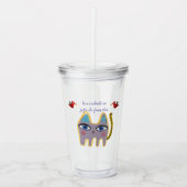 Kat Acryl Drinkbeker (Voorkant)