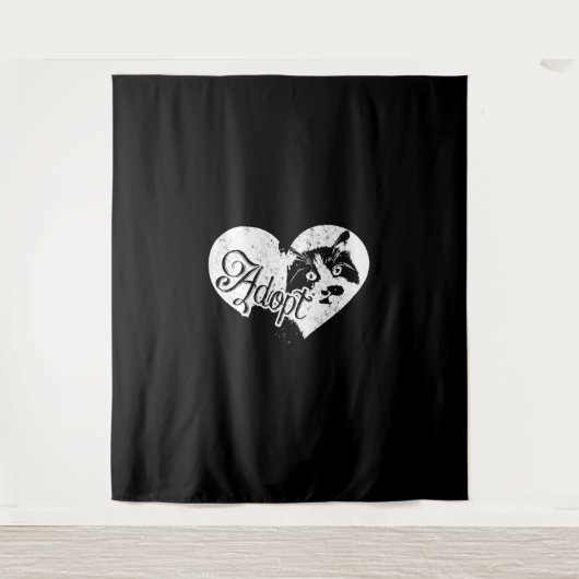 KAT ADOPTEREN WANDKLEED (Voorkant)