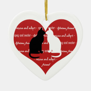 Kat adoptie, ornament van het reddingshart