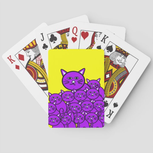 Kat-afspeelkaartdeck Speelkaarten (Achterkant)