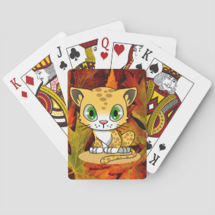 Kat-afspeelkaartdeck Speelkaarten
