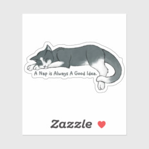 Kat aftappen sticker