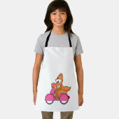 Kat als Biker met Scooter.PNG Schort (Insitu)