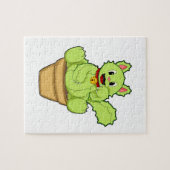 Kat als Cactus Legpuzzel (Horizontaal)