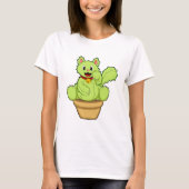 Kat als Cactus T-shirt (Voorkant)