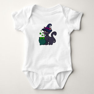 Kat als heks met Cauldron Romper