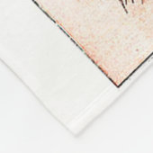 Kat als ober, Louis Wain Fleece Deken (Hoek)