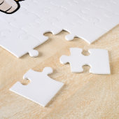 Kat als schilder met penseel en karf legpuzzel (Zijkant)