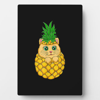 Kat Ananas | Schattige Kattenliefhebber | Zomer Fr Fotoplaat