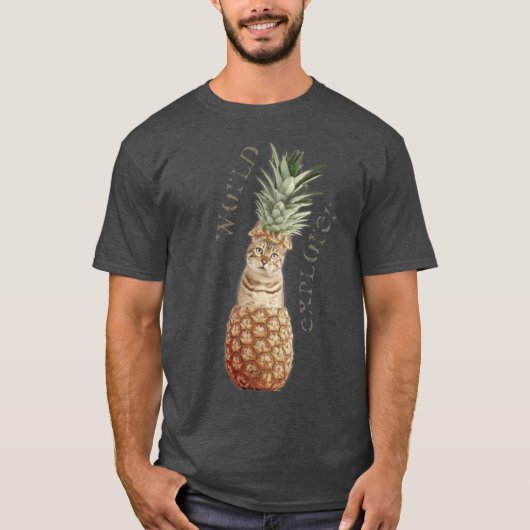 Kat Ananas T-shirt (Voorkant)