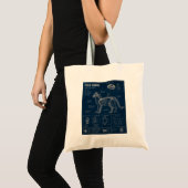 Kat Anatomie Tote Bag (Voorkant (product))