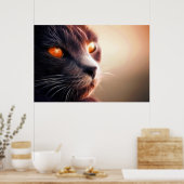 Kat Animal Photo Natuur Wall Poster (Keuken)