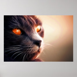 Kat Animal Photo Natuur Wall Poster