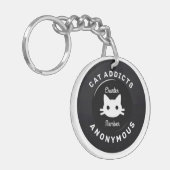 Kat Anonymous Sleutelhanger (Voorkant Links)