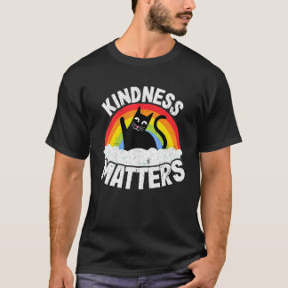 Kat Anti Pesten Regenboog Vriendelijkheid Sped Te T-shirt