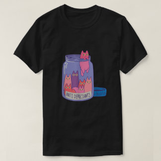 Kat Antidepressiva Keukenkatten  T-shirt