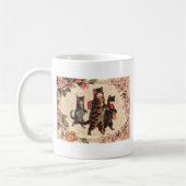 Kat   Antiek Kittens Koffiemok (Links)