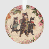 Kat   Antiek Kittens Ornament (voorkant)