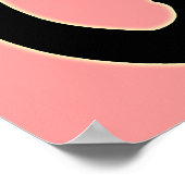 Kat Art Poster Roze kat Lover Prints Posters (Hoek)