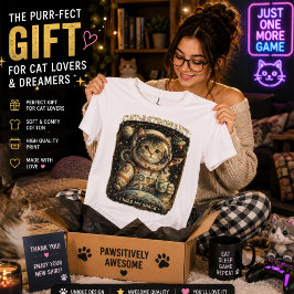 Kat Astronaut "Ik Heb Mijn Ruimte Nodig" T-Shirt |