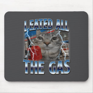 Kat at Liefhebber Kat Gas Ik Alle Domme Zeggende G Muismat