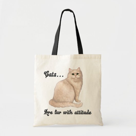 Kat Attitude Tote Bag (Voorkant)