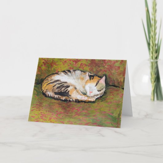 Kat, Augustus Macke Card Kaart (Voorkant)