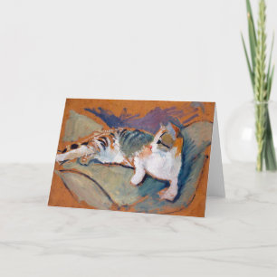 Kat, Augustus Macke Card Kaart