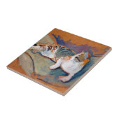 Kat, Augustus Macke Ceramic Tile Tegeltje (Zijkant)