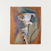 Kat, Augustus Macke Tapestry Wandkleed (Voorkant)