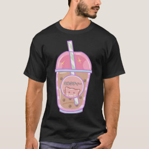 Kat-avontuurdieren van Boba bubble T-shirt
