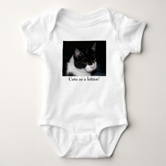 Kat Baby Creeper Romper (Voorkant)
