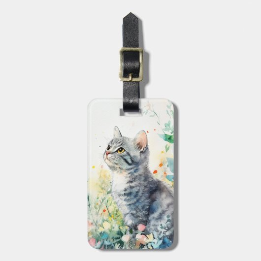 Kat Bagagelabels (Voorkant verticaal)