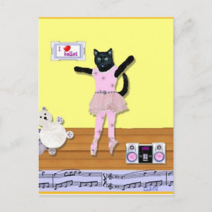 Kat ballet Briefkaarten