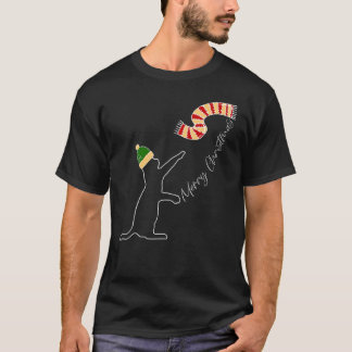 Kat Ballon Sjaal Kerst Pyjama Schattige Kitten Kit T-shirt