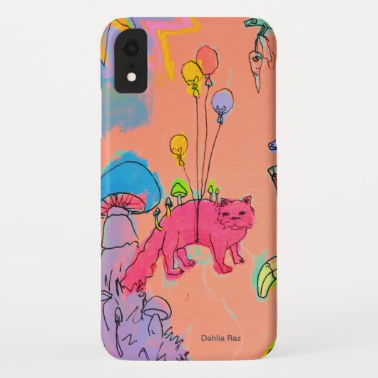 Kat ballonnen Case-Mate iPhone case (Achterkant)