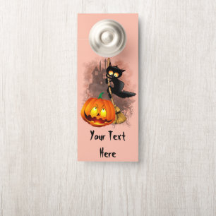 Kat Bang Door Pompoen Fun Halloween Karakter
