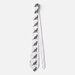 KAT BAR CODE Kittie Barcode Huisdier Patroon Ontwe Stropdas